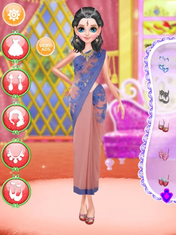 Изображение игры: Indian Doll - Fashion Makeover Games For Girls