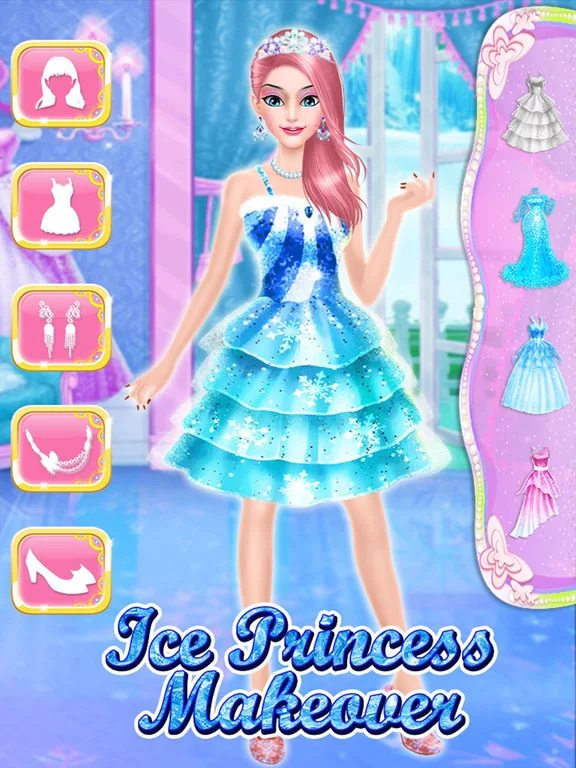 Изображение игры: Ice Queen Salon - girls makeover games