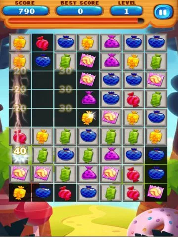 Изображение игры: Sweet Candy Mania (Mathch3 puzzle game for saga lovers)