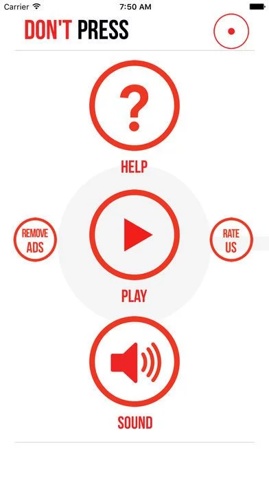 Изображение игры: Don't Press the Red Circle