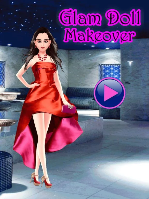 Изображение игры: Fashion Girl Salon: Glam Doll Makeover Girls Games