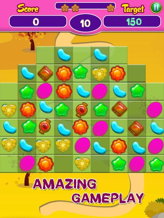 Изображение игры: Sweet Candy mania games - Match 3 Puzzle Game
