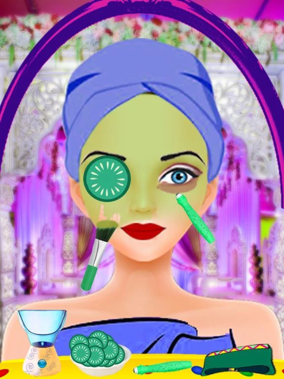 Изображение игры: Princess Wedding Salon - Indian Princess Makeover