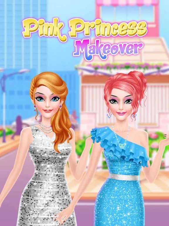Изображение игры: pink princess makeover games for girls