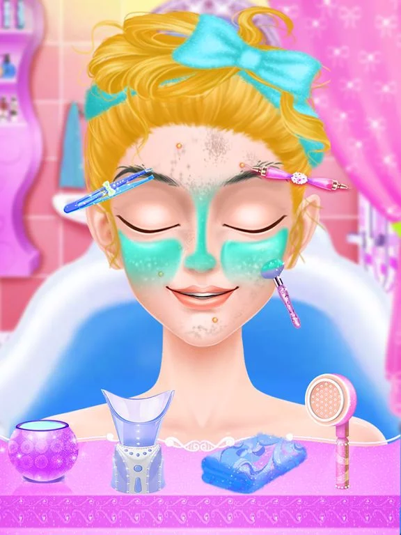 Изображение игры: pink princess makeover games for girls