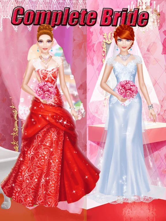 Изображение игры: Wedding Salon -Spa Makeover, Dress up, Makeup Game