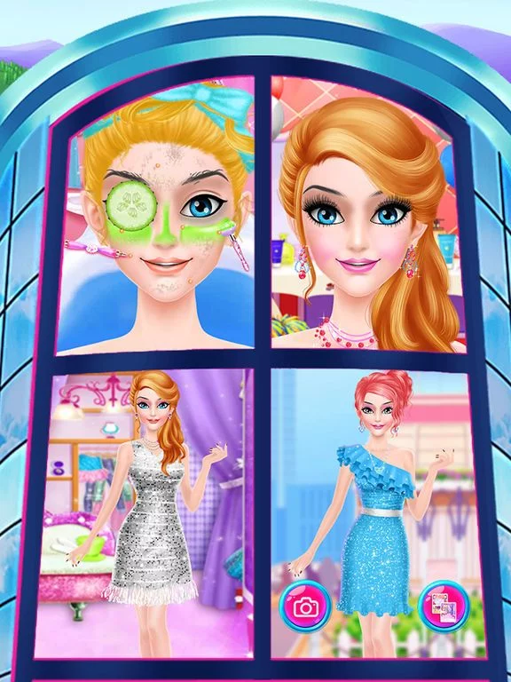 Изображение игры: pink princess makeover games for girls