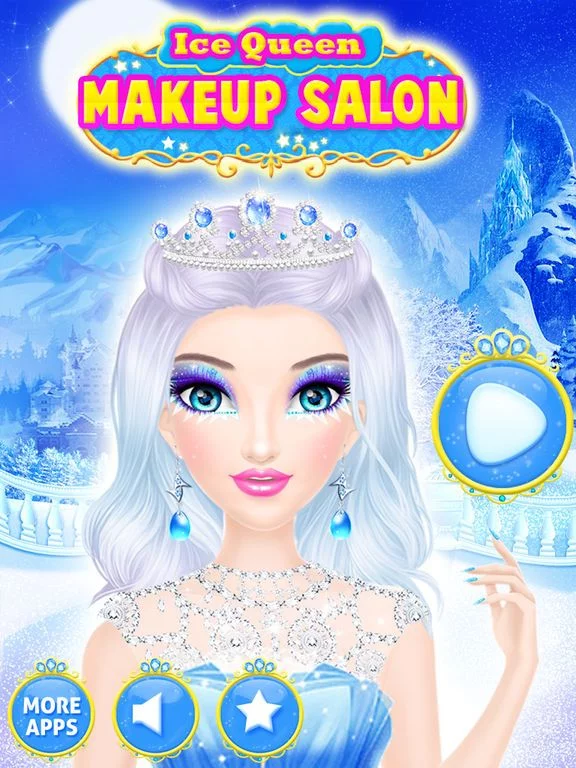 Изображение игры: Ice Queen Makeover - Frozen Salon Girls Games
