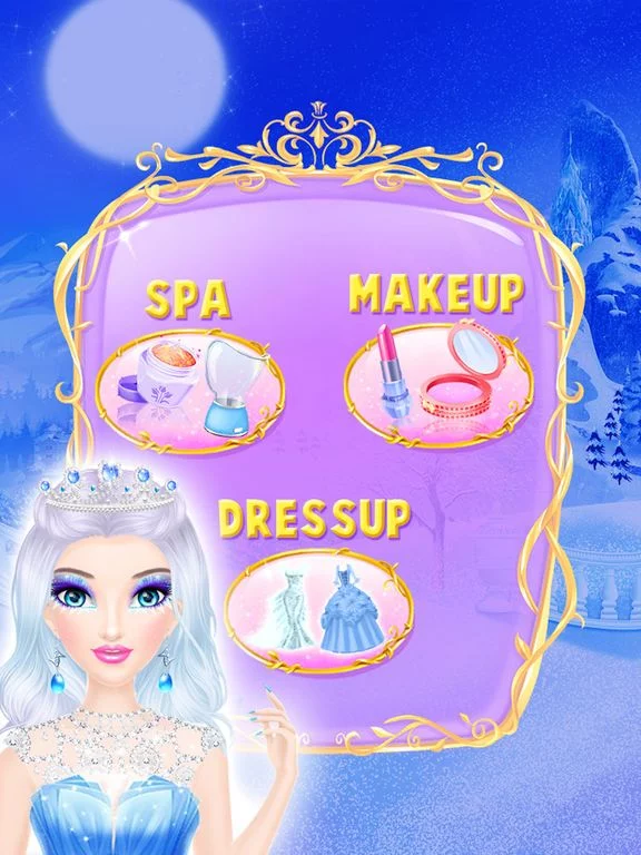 Изображение игры: Ice Queen Makeover - Frozen Salon Girls Games