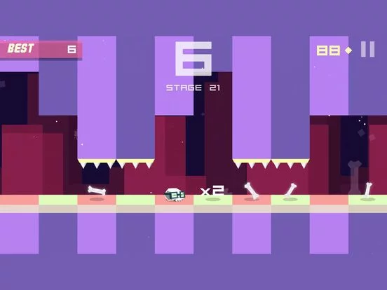 Изображение игры: Bonecrusher: Free Awesome Endless Skull & Bone Game