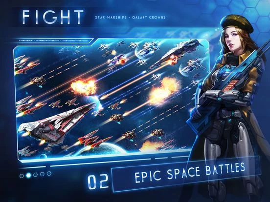 Изображение игры: Star Warships: Galaxy Crowns