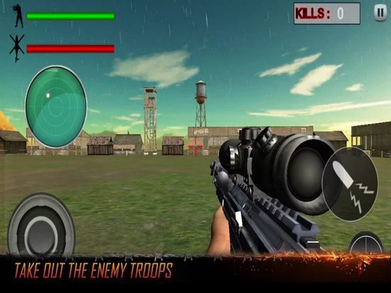 Изображение игры: Sniper Helicopter War Shoot