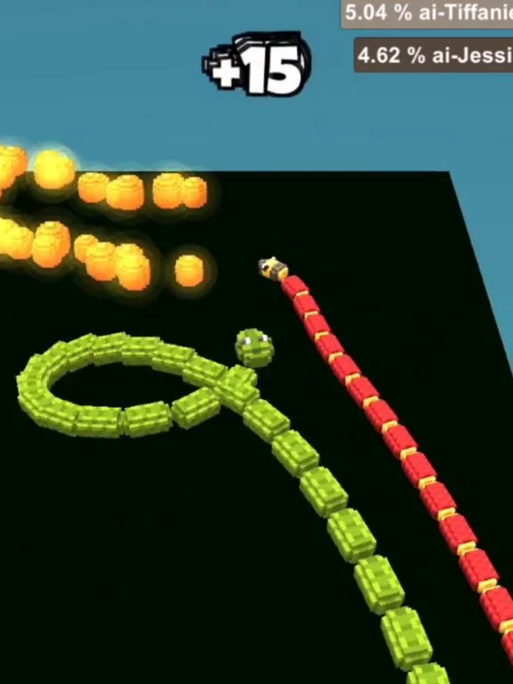 Изображение игры: Snaker.io !