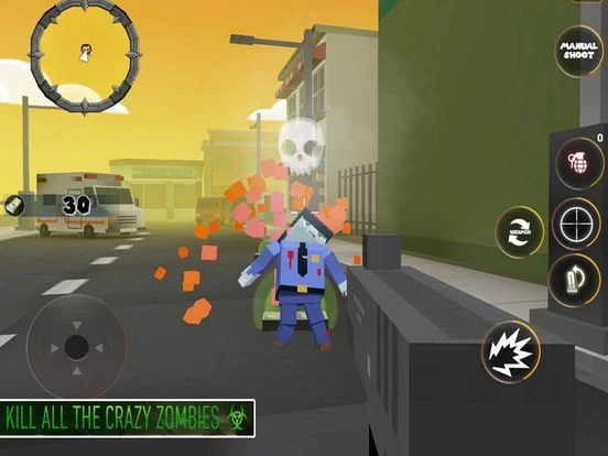 Изображение игры: Pixel War Combat: Zombie Survi