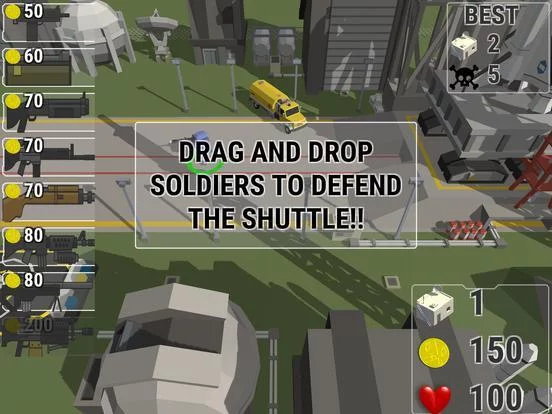 Изображение игры: Shuttle Launch Defense