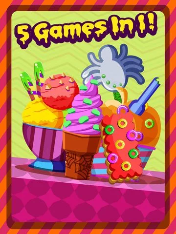 Изображение игры: Sweet Sorbet Maker: Tasty Ice Cream Cupcake Maker
