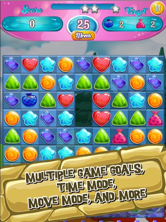 Изображение игры: Mad Candy Max: Match Three Or More Candies Tap Boom Game