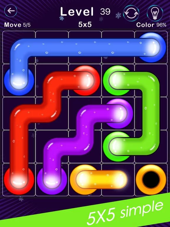 Изображение игры: Color Line -Fill Block Puzzle