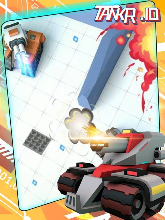 Изображение игры: Tankr.io-Tank Realtime Battle