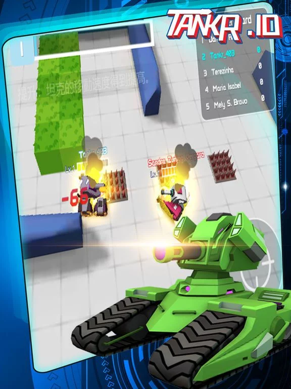 Изображение игры: Tankr.io-Tank Realtime Battle