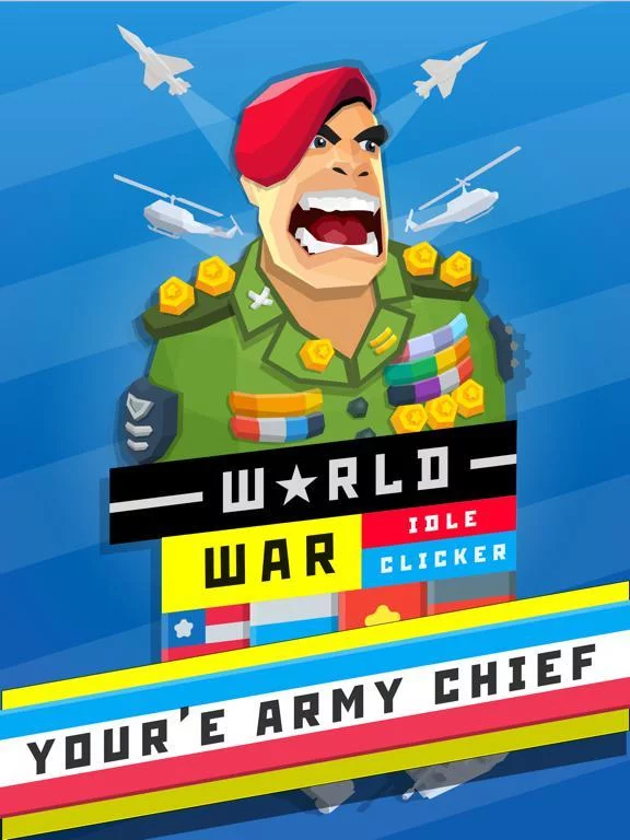 Изображение игры: World War: Idle Clicker