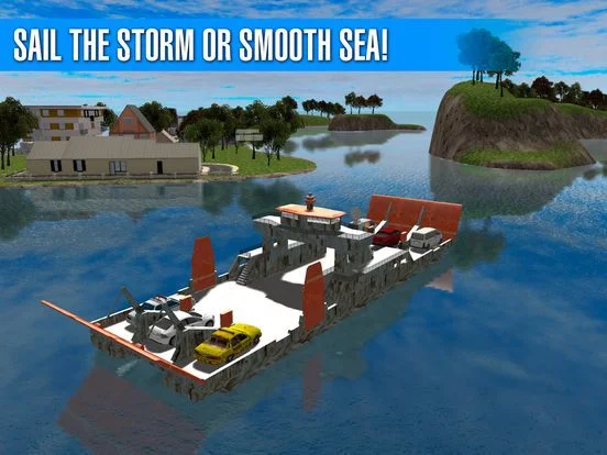 Изображение игры: Cargo Ship Simulator: Car Transporter 3D