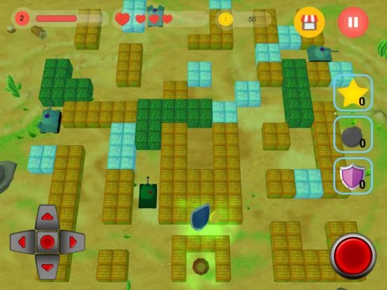 Изображение игры: Battle City: 3D classic nes game