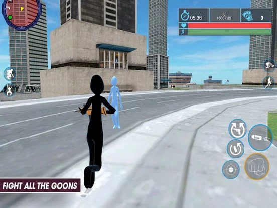 Изображение игры: Grand Stickman: Missions Gangt