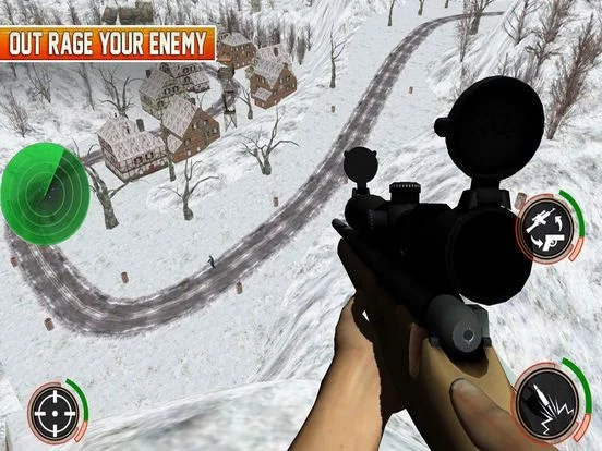 Изображение игры: Snow War: Sniper Shooting 19