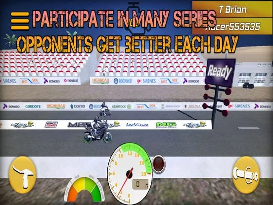 Изображение игры: Drag Bikes 2 - Racing seasons