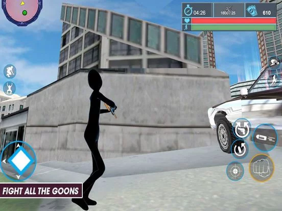 Изображение игры: Grand Stickman: Missions Gangt