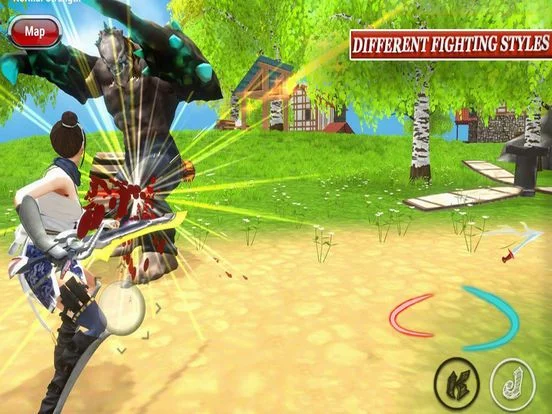 Изображение игры: Fighting Monster:Samurai Power