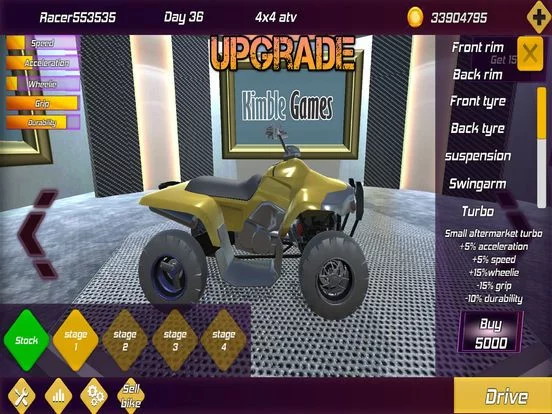 Изображение игры: Drag Bikes 2 - Racing seasons