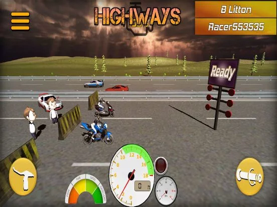 Изображение игры: Drag Bikes 2 - Racing seasons