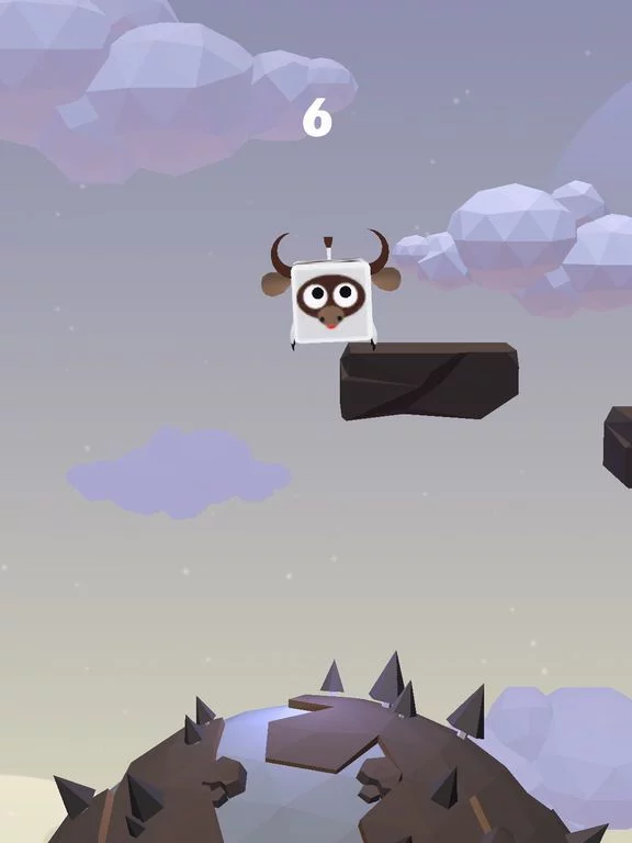Изображение игры: cube hop-jump now！