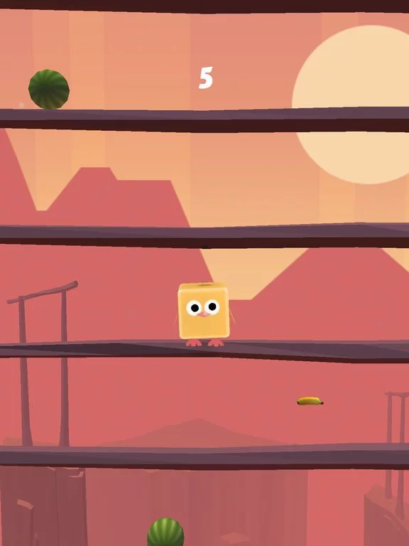 Изображение игры: cube hop-jump now！