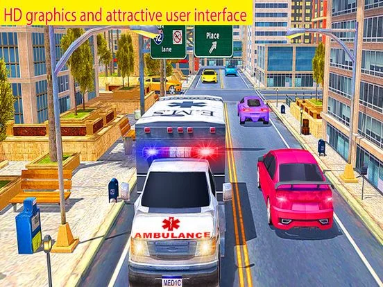 Изображение игры: City Ambulance Simulator 3D