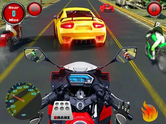 Изображение игры: Motorbike Highway Racing 3D