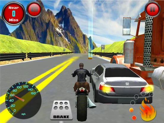 Изображение игры: Motorbike Highway Racing 3D