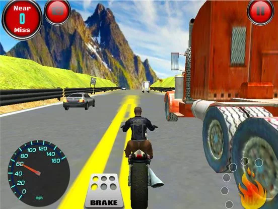Изображение игры: Motorbike Highway Racing 3D