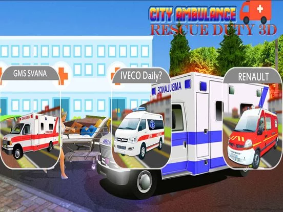 Изображение игры: City Ambulance Simulator 3D