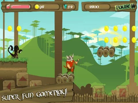 Изображение игры: Viking: The Adventure - The best fun free platformer game!