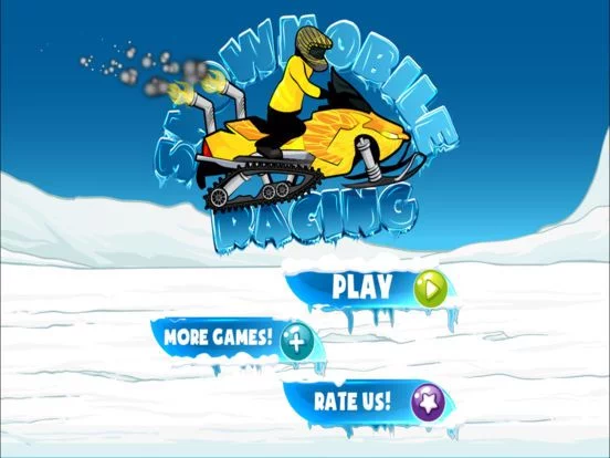 Изображение игры: Snowmobile Stunt Racing Game