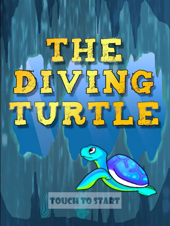 Изображение игры: The Diving Turtle In The Deep Blue Sea FREE