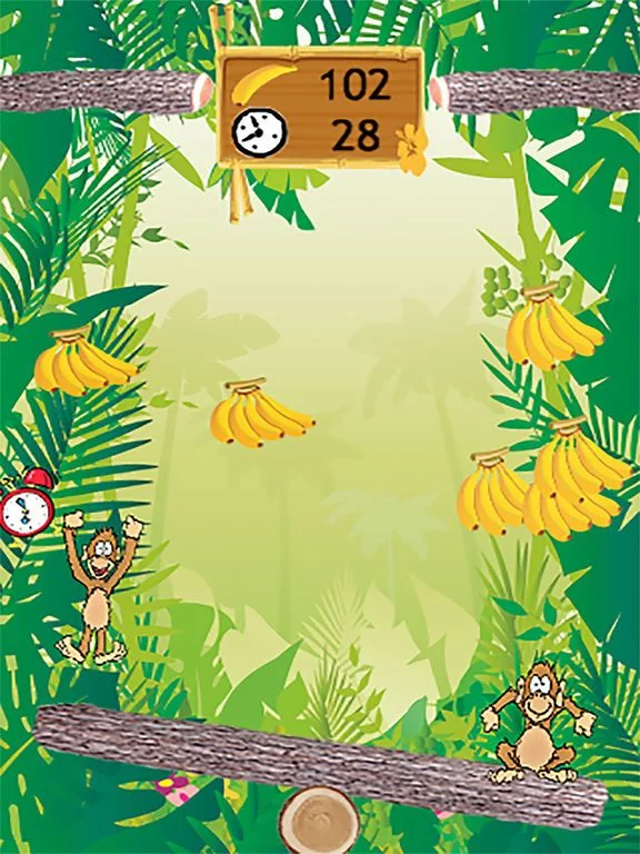Изображение игры: SeeSaw Monkey FREE - Jump For Bananas In The Jungle