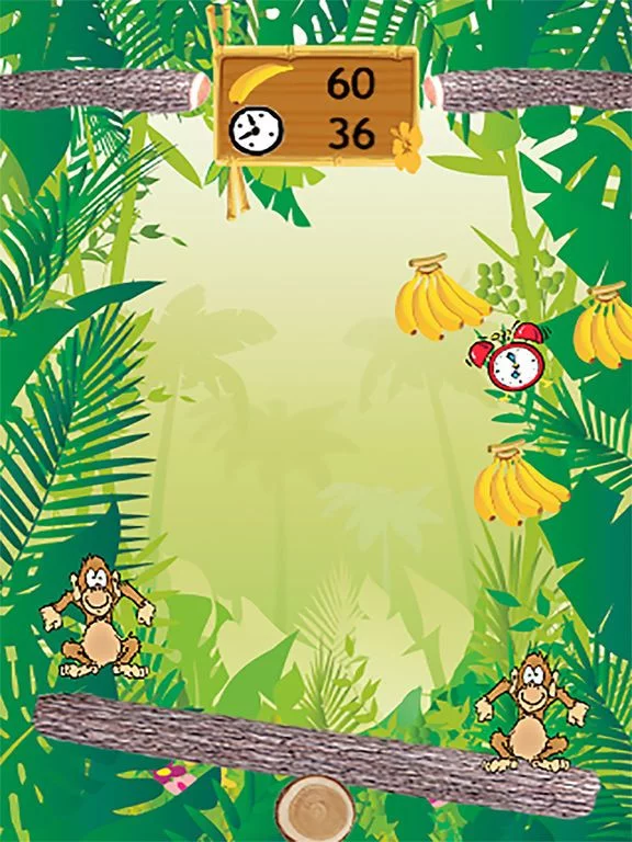 Изображение игры: SeeSaw Monkey FREE - Jump For Bananas In The Jungle