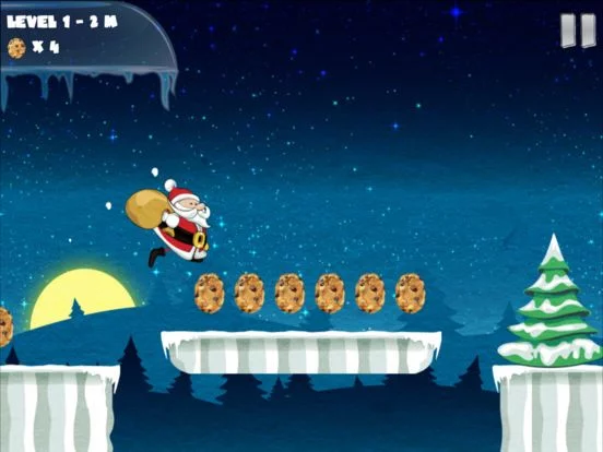 Изображение игры: Amazing Santa Run - Christmas game for kid