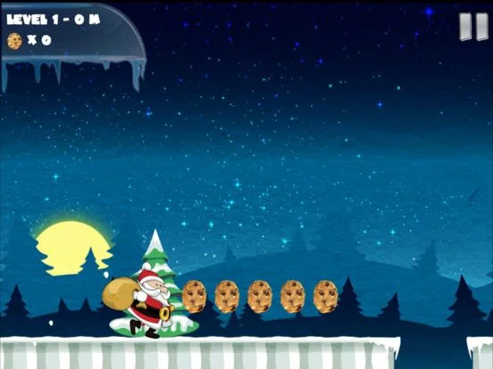 Изображение игры: Amazing Santa Run - Christmas game for kid