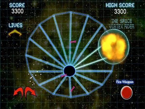 Изображение игры: The Space Vortex Rider FREE