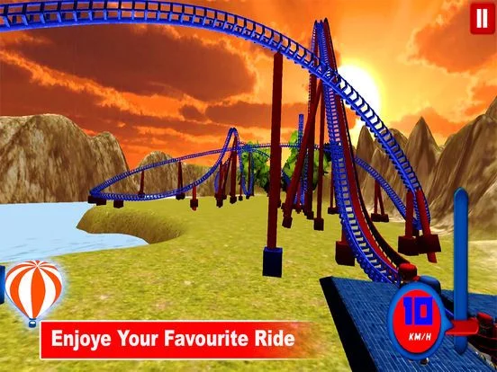 Изображение игры: Desert Tycoon Roller Coaster: 3D Lake simulation
